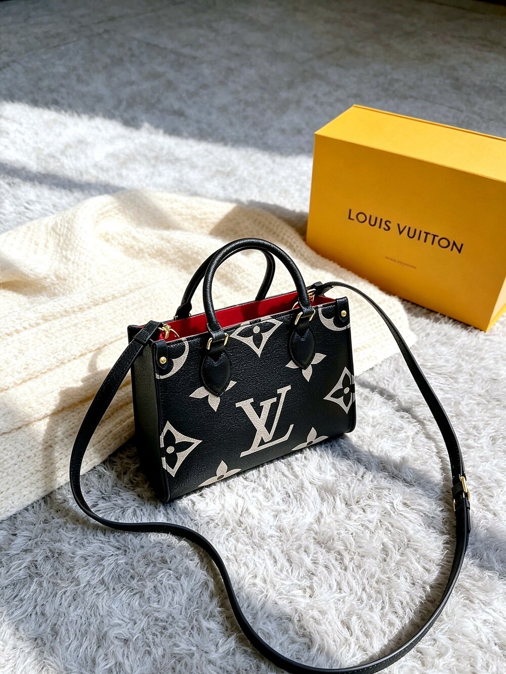 Louis Vuitton Monogram Empreinte Bicolor Black